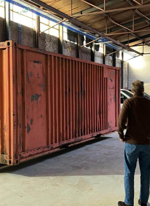 Container Waterstof-lab geleverd!